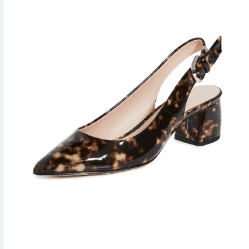 Kate Spade Mika Tortoise swing back heels